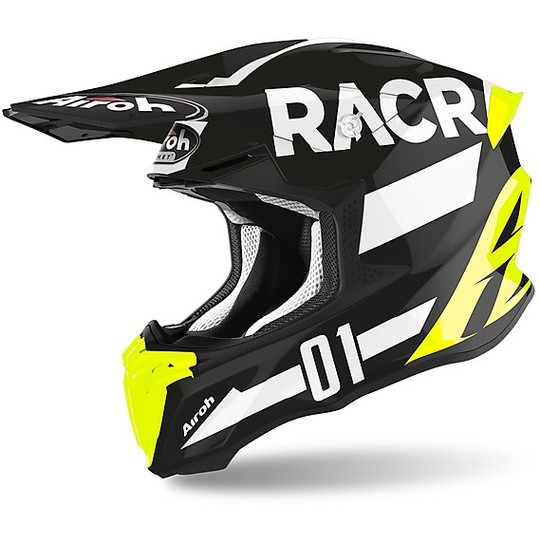 Moto Cross Enduro Helmet Airoh TWIST 2.0 Polished Racr