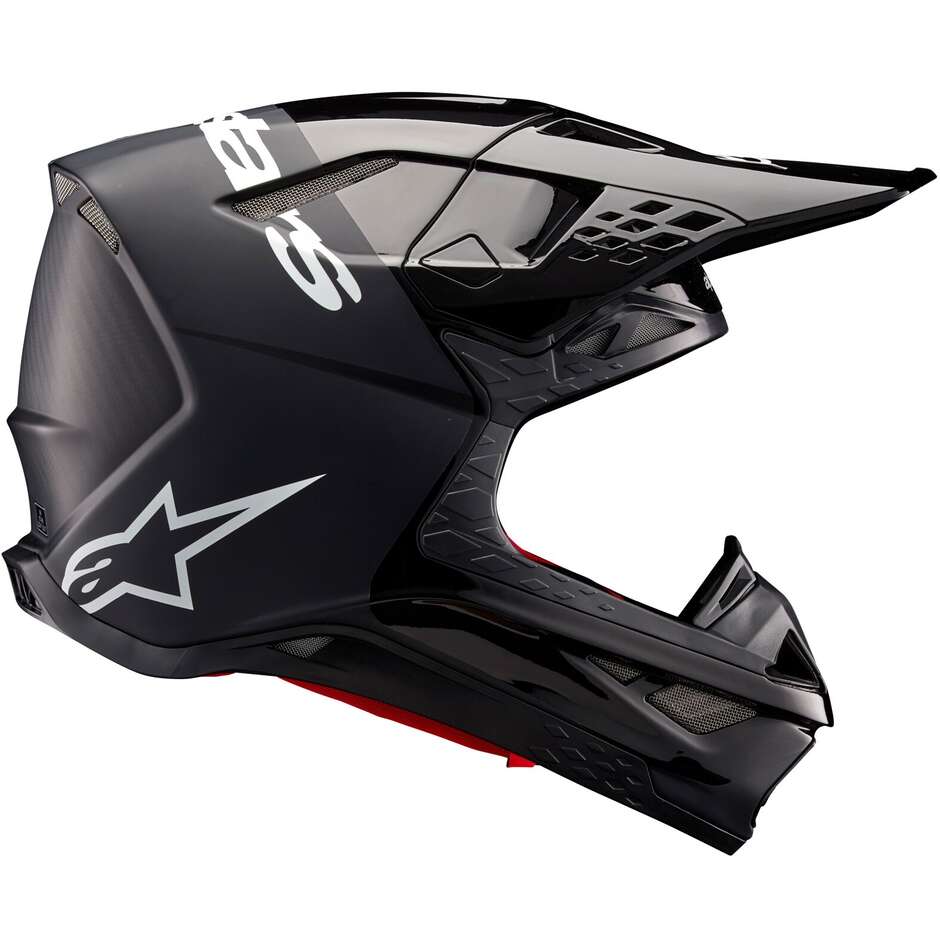 Moto Cross Enduro Helmet Alpinestars SUPERTECH S-M10 FLOOD 22.06 M & G Gray Black