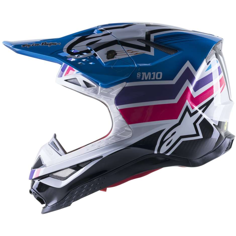 Moto Cross Enduro Helmet Alpinestars SUPERTECH S-M10 TLD EDITION 23 Starry Blue
