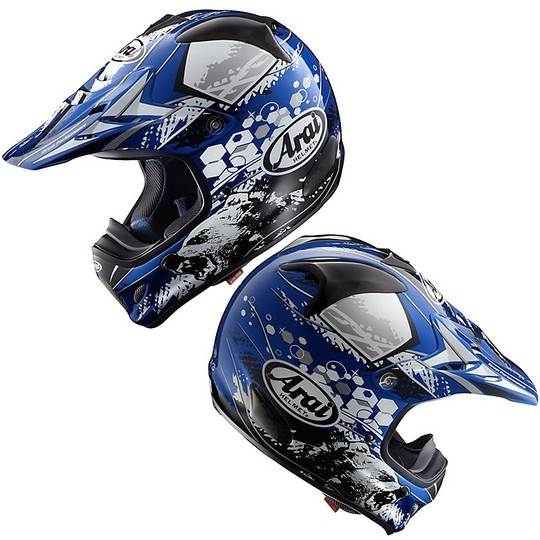 Moto Cross Enduro helmet Arai VX-3 Salminen Blue