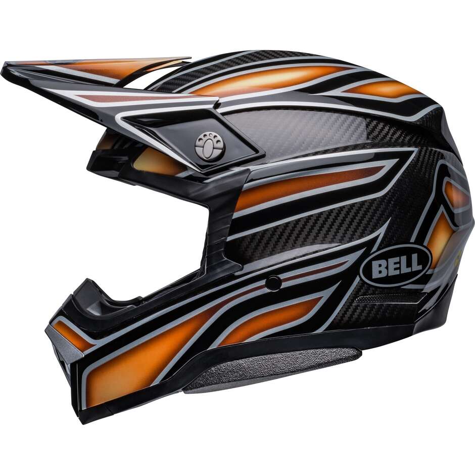 Moto Cross Enduro Helmet Bell MOTO-10 SPHERICAL MARMOT WEBB Black Copper