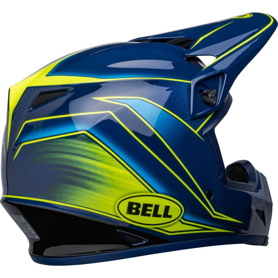 Moto Cross Enduro helmet Bell MX-9 MIPS ZONE NAVY RETINA
