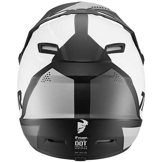 Moto Cross Enduro Helmet Child Thor Sector Blade S20 Youth White Black