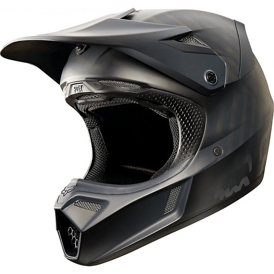 Moto Cross Enduro Helmet Child Youth Matt Fox V3 Black