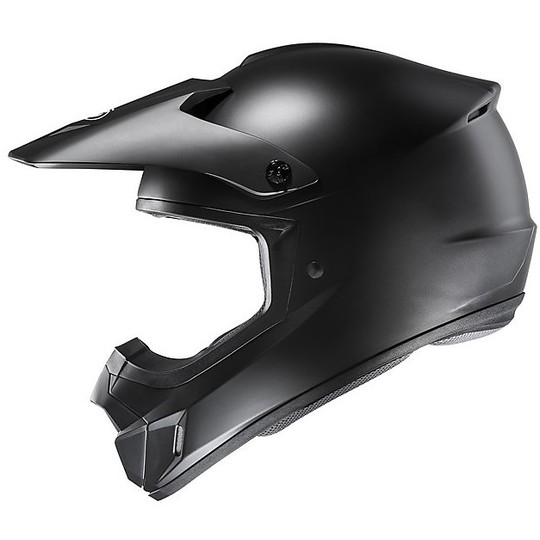 Moto Cross Enduro Helmet HJC CS-MX II Semi Matte Black