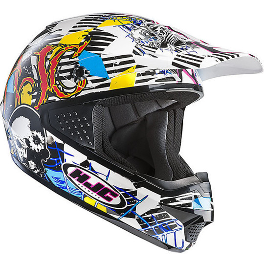 Moto Cross Enduro Helmet HJC CSMX Clown MC3