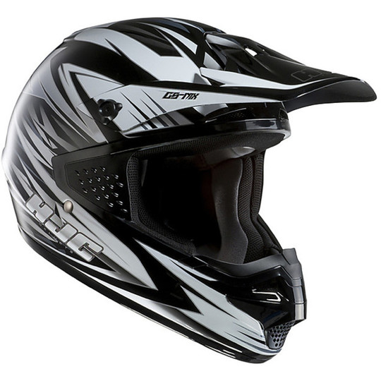 Moto Cross Enduro Helmet HJC CSMX Shattered MC10