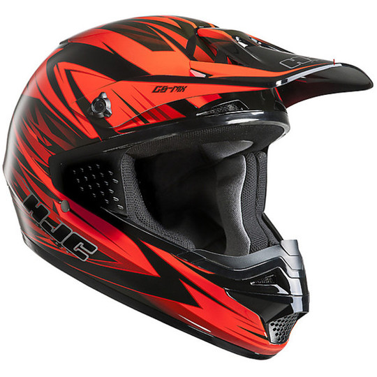 Moto Cross Enduro Helmet HJC CSMX Shattered MC1