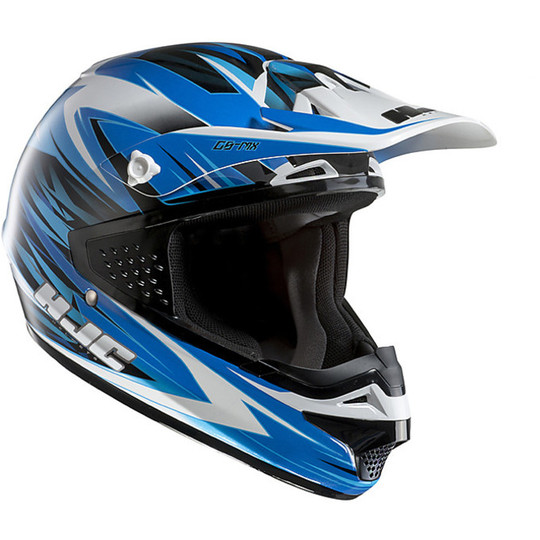 Moto Cross Enduro Helmet HJC CSMX Shattered MC2