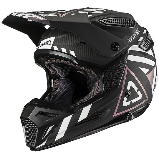 Moto Cross Enduro helmet in Carbon Leatt GPX 6.5 Carbon