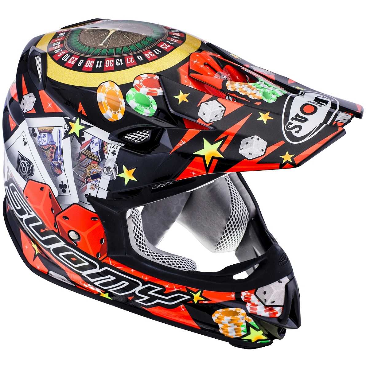 Moto Cross Enduro Helmet IN FIBER Suomy MR JUMP JACKPOT Black For Sale  Online 