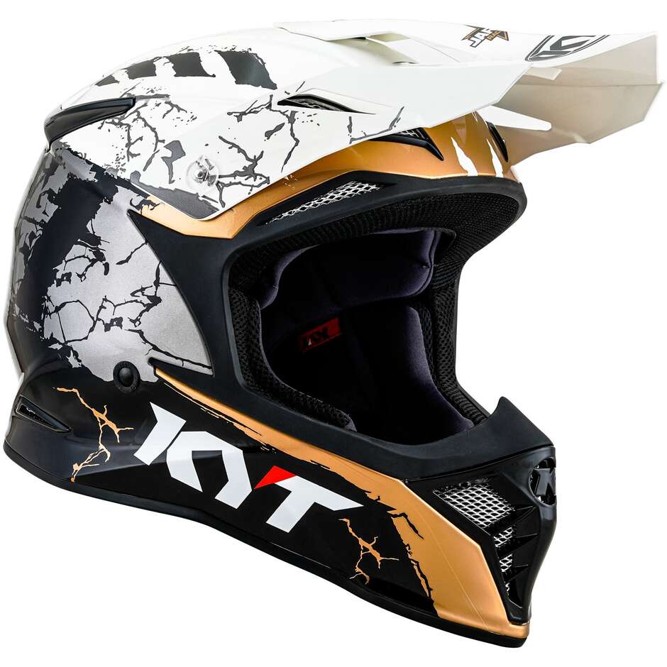 Moto Cross Enduro Helmet In KYT SKYHAWK Signature Edition Fiber