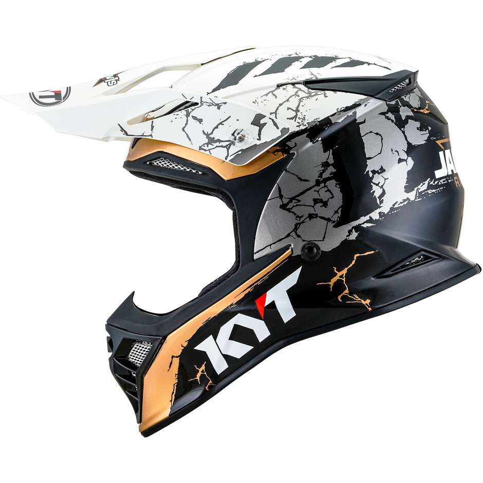 Moto Cross Enduro Helmet In KYT SKYHAWK Signature Edition Fiber