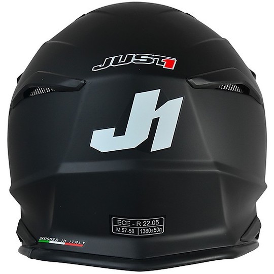 Moto Cross Enduro Helmet Just1 J39 Abs SOLID Matt Black