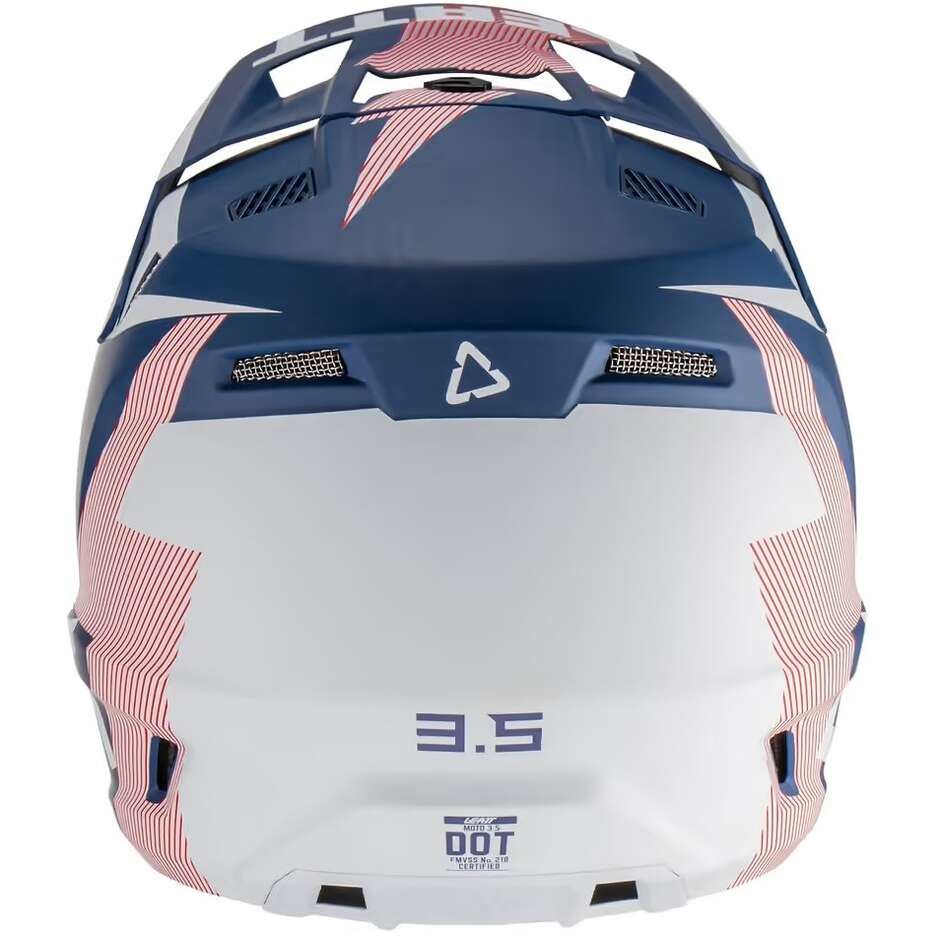 Moto Cross Enduro Helmet Leatt 3.5 V23 Royal With Mask