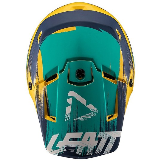 Moto Cross Enduro Helmet Leatt GPX 3.5 V19.2 Gold Teal