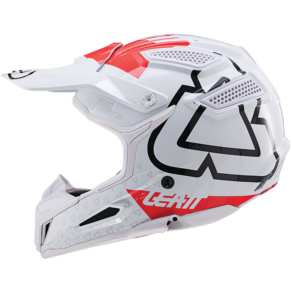 Moto Cross Enduro helmet Leatt GPX 5.5 v15 White Red