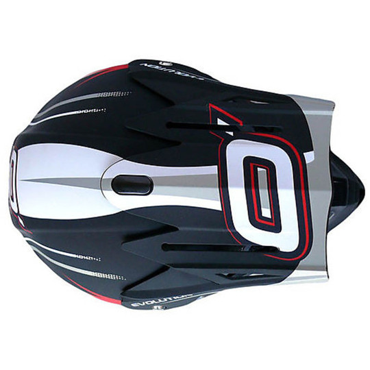 Moto Cross Enduro Helmet Matt Black O'Show Evolution Fiber Lightweight