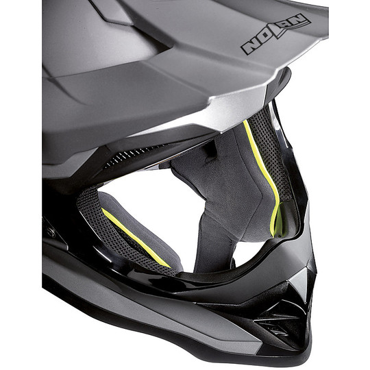 Moto Cross Enduro Helmet Nolan N53 PORTLAND 061 White Metal Yellow