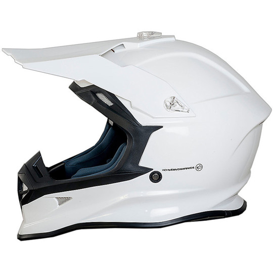 Moto Cross Enduro Helmet One Racing New White Tiger
