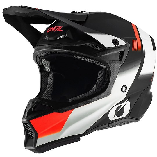 Moto Cross Enduro Helmet O'neal 10 Series BLUR Orange Black