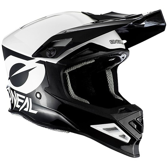 Moto Cross Enduro Helmet O'neal 8 Series 2T Black White