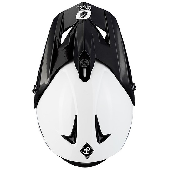 Moto Cross Enduro Helmet O'neal 8 Series 2T Black White