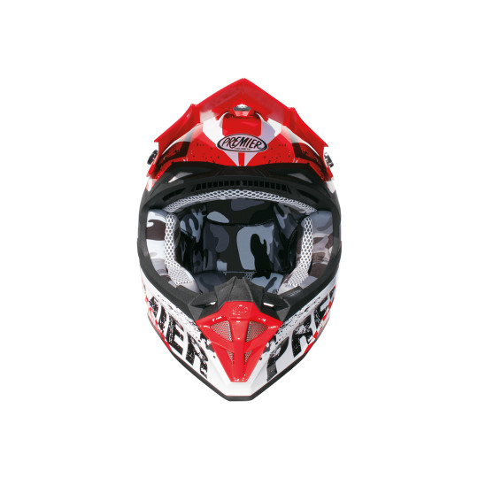 Moto Cross Enduro Helmet Premier EXIGE ZX2 Red