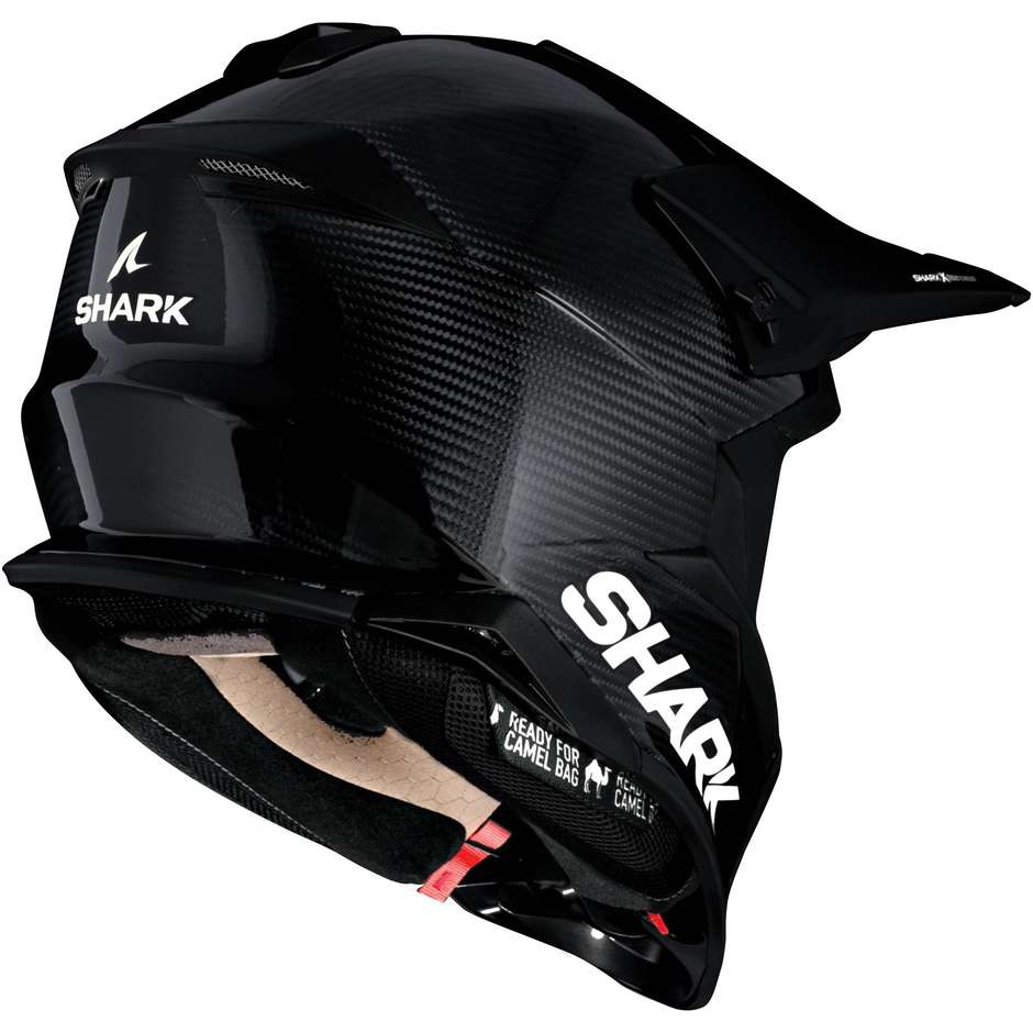 Moto Cross Enduro Helmet Shark VARIAL RS CARBON SKIN White
