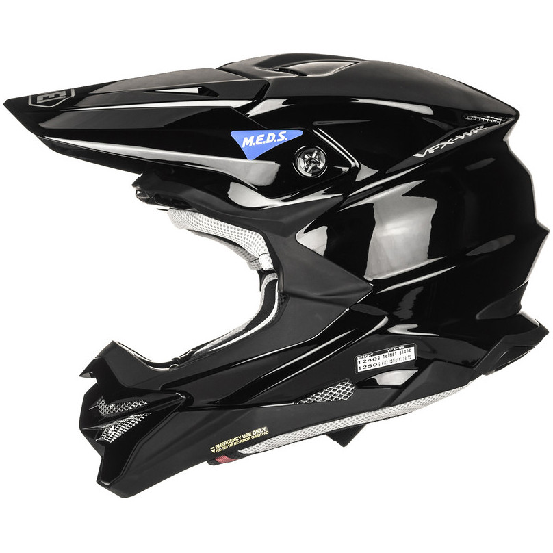Moto Cross Enduro Helmet Shoei VFX-WR Glossy Black