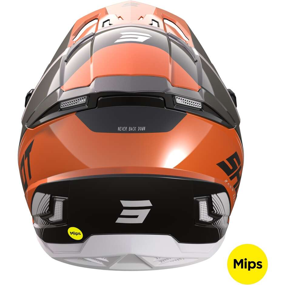 Moto Cross Enduro Helmet Shot CORE FAST Pearl Orange