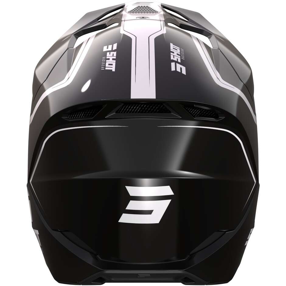 Moto Cross Enduro Helmet Shot FURIOUS REFLEX Glossy Black
