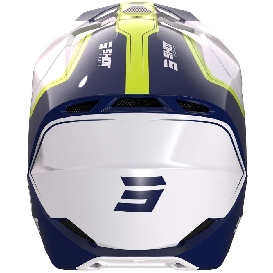 Moto Cross Enduro Helmet Shot FURIOUS REFLEX Glossy Blue