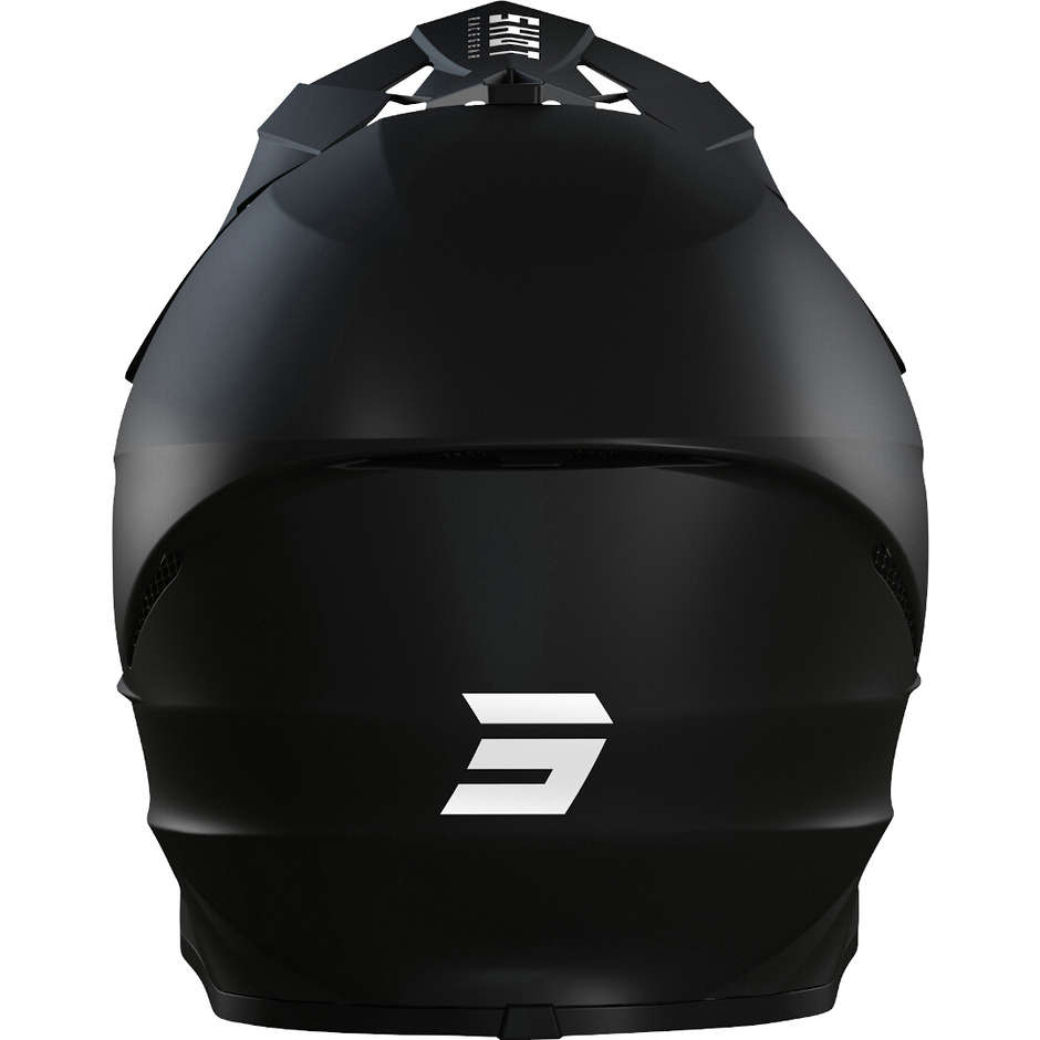 Moto Cross Enduro Helmet Shot FURIOUS SOLID Matt Black 2.0