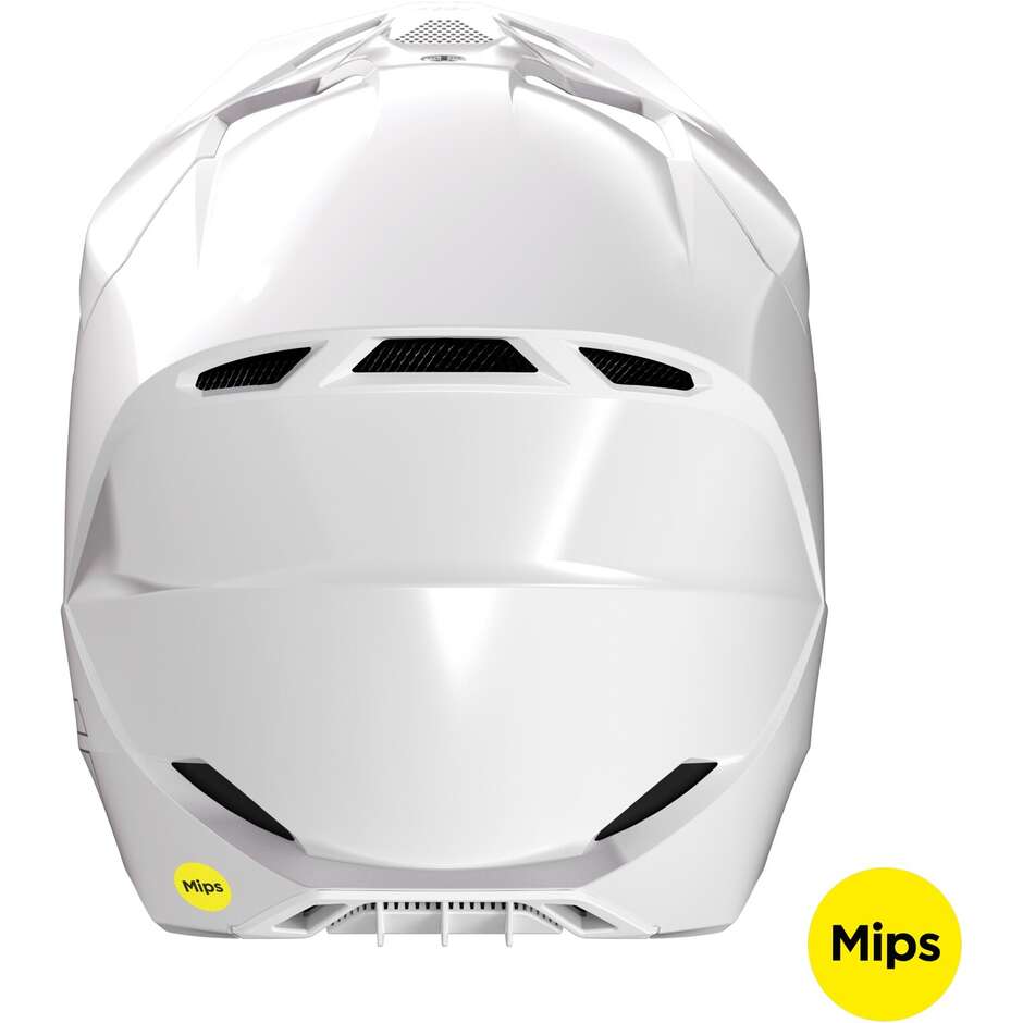 Moto Cross Enduro Helmet Shot RACE SOLID Glossy White