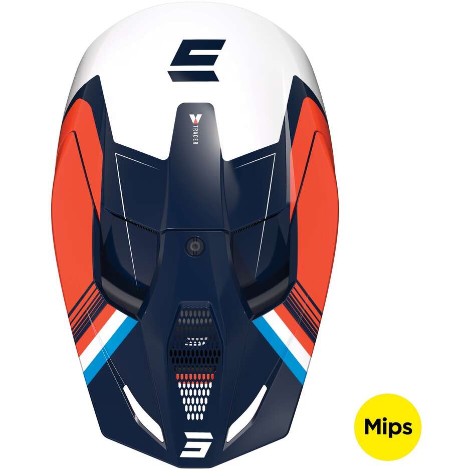 Moto Cross Enduro Helmet Shot RACE TRACER Neon Orange Glossy