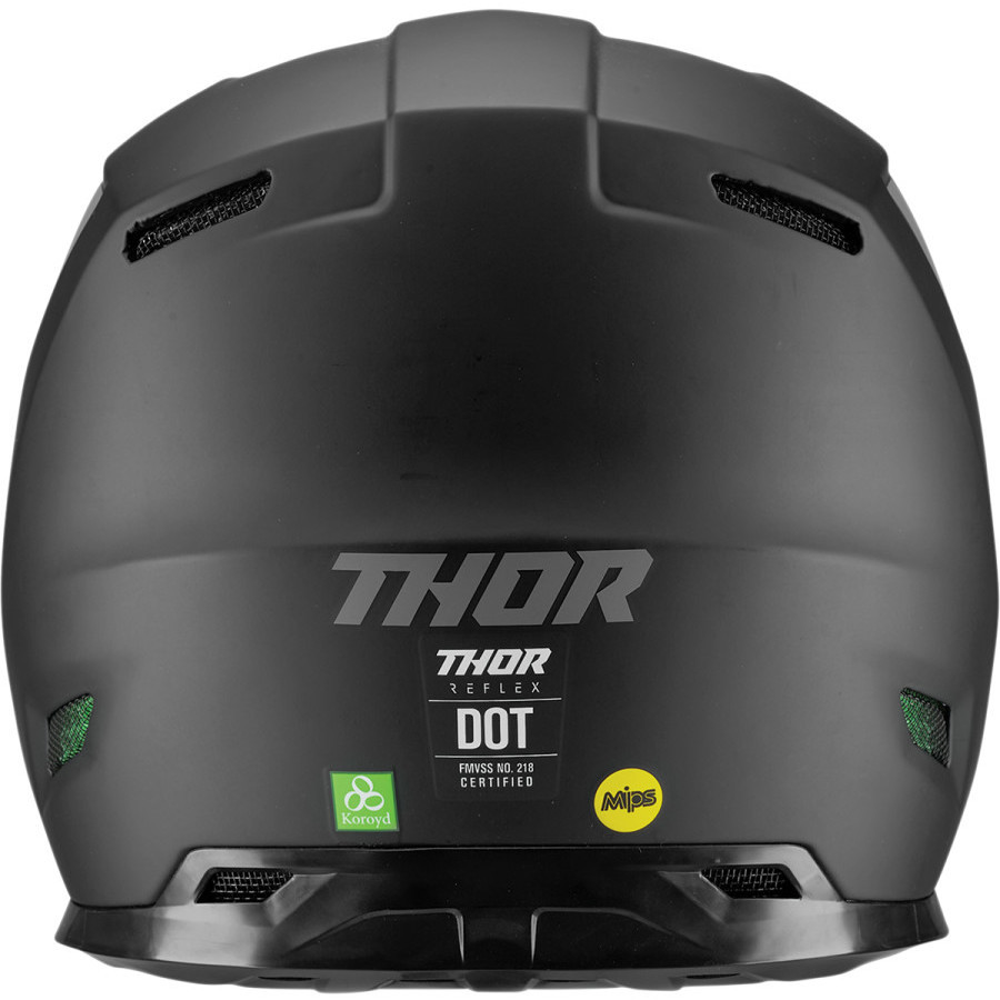 Moto Cross Enduro helmet Thor REFLEX Blackout Black