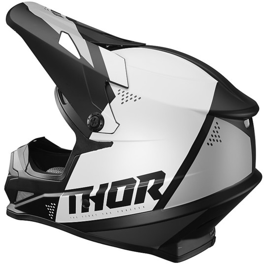 Moto Cross Enduro Helmet Thor Sector Blade S20 Black White