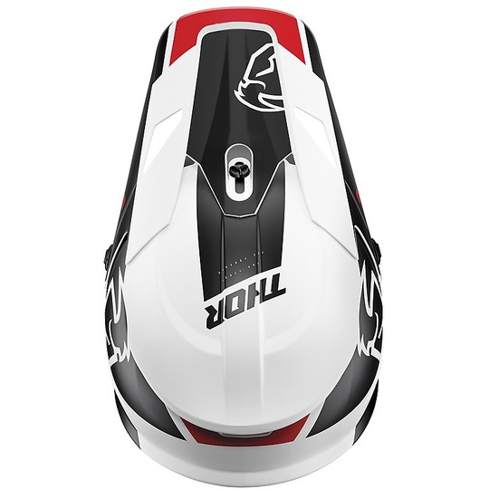 Moto Cross Enduro Helmet Thor Sector MIPS S20 Split Black White