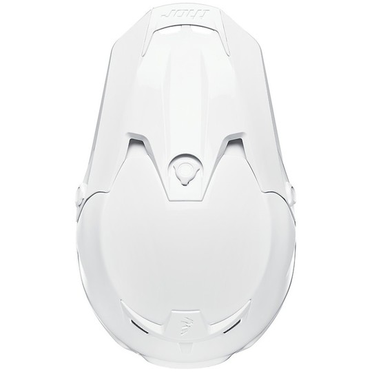 Moto Cross Enduro Helmet Thor Verge 2015 Solid Helmet Gloss White