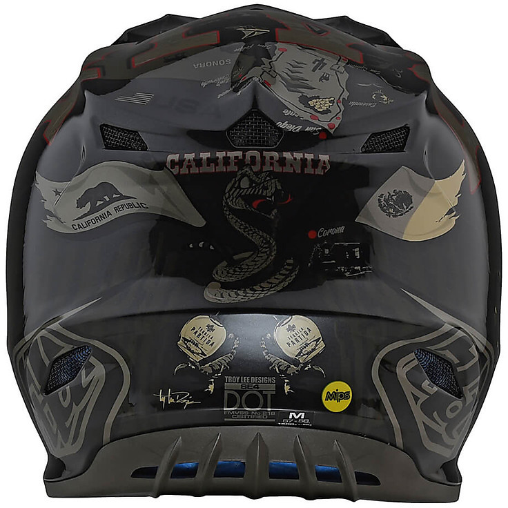 Moto Cross Enduro Helmet Troy Lee 