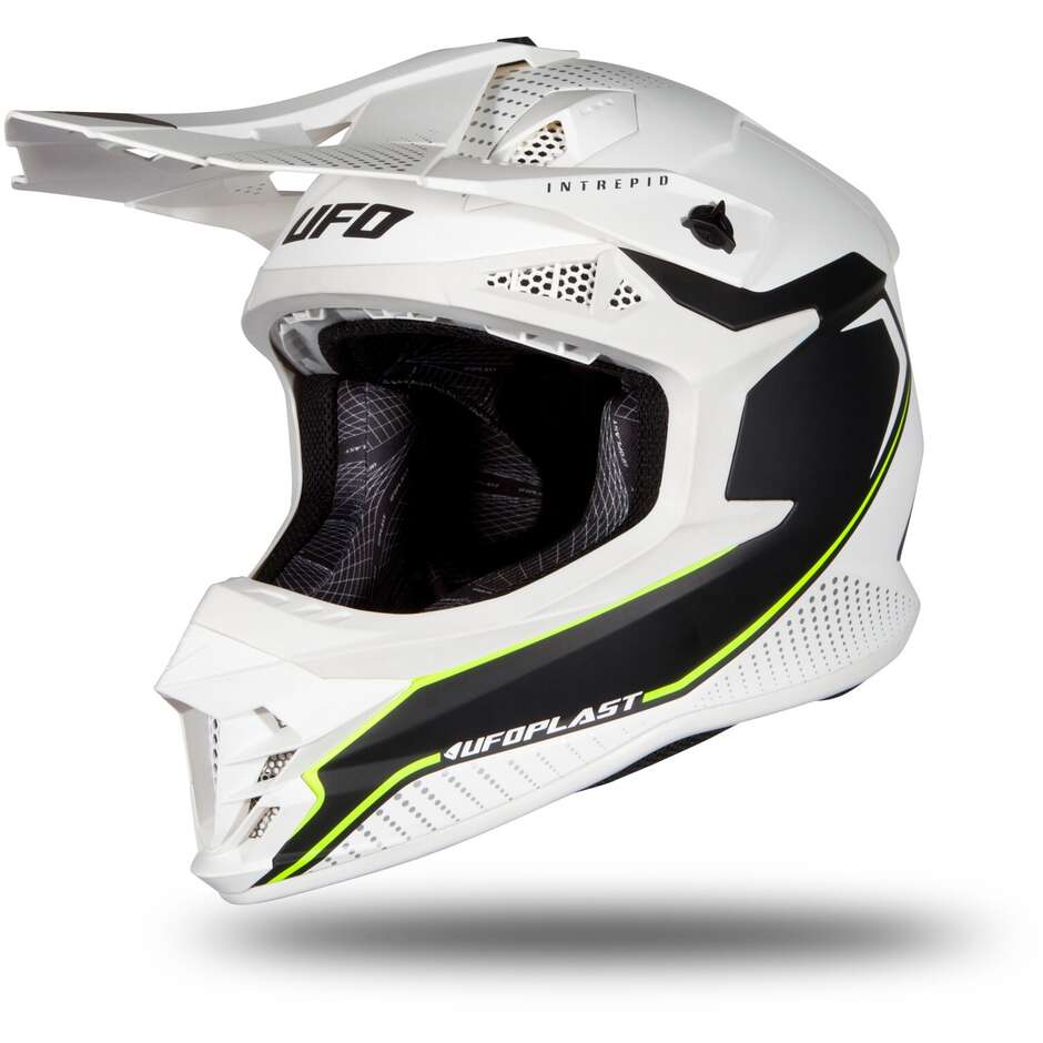 Moto Cross Enduro Helmet Ufo INTREPID Matt White