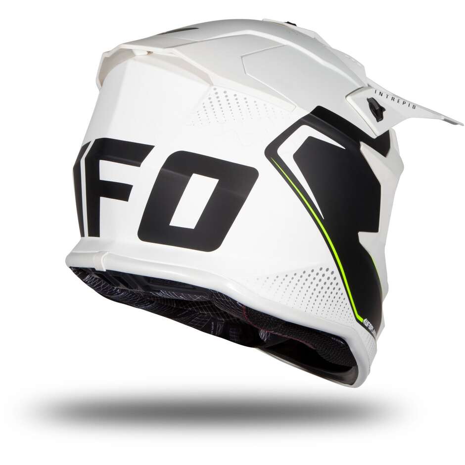 Moto Cross Enduro Helmet Ufo INTREPID Matt White