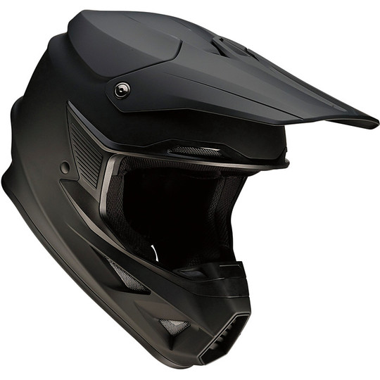 Moto Cross Enduro helmet Z1r FI Mono Matt Black Brain Protection