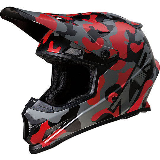 Moto Cross Enduro helmet Z1r RIse Camo Red Camouflage