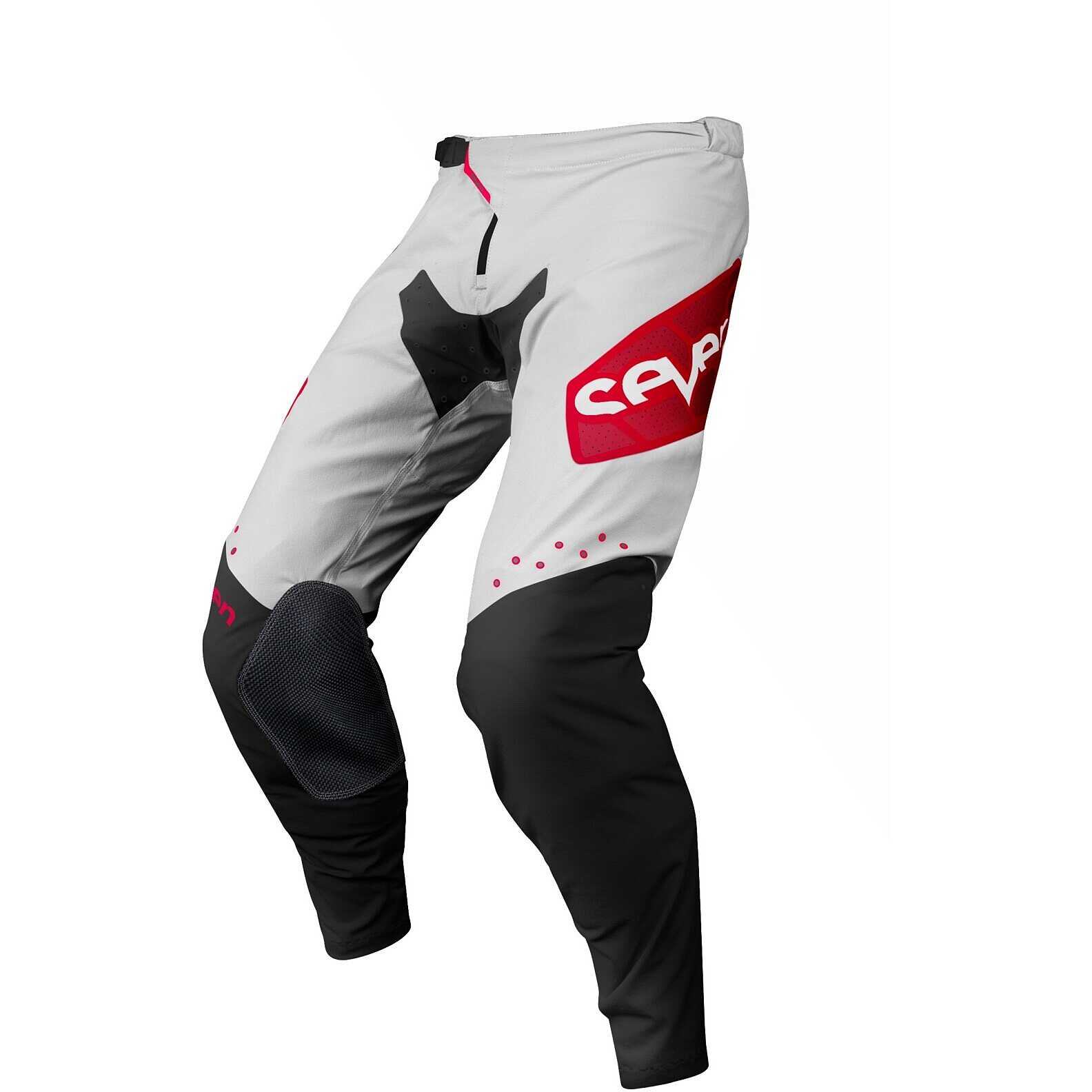 Moto Cross Enduro Hose Seven Mx ZERO ECHELON WeiB Rot Online Verkauf Outletmoto.eu