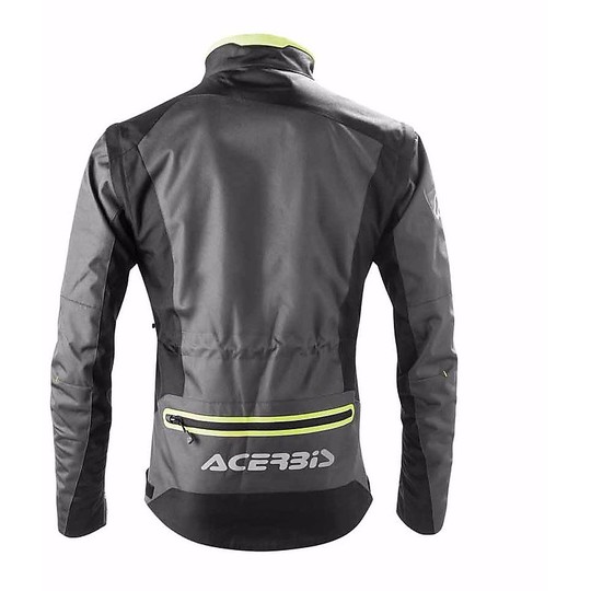 Moto Cross Enduro Jacket Acerbis Enduro Jacket Black Yellow Fluo