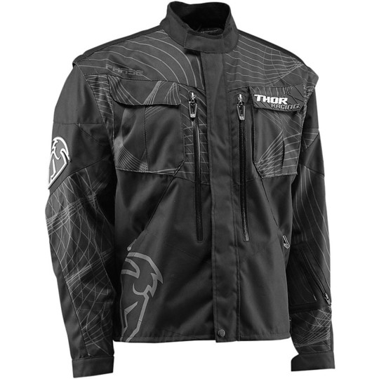 Moto Cross Enduro Jacket Thor Phase Jacket 2016 Black
