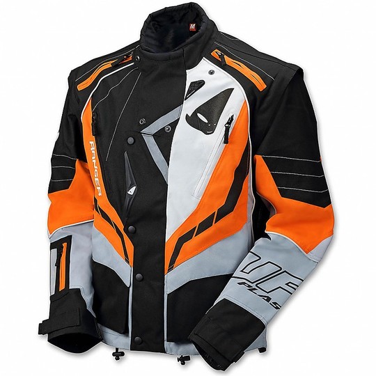 Moto Cross Enduro Jacket UFO Jacket With Detachable Sleeves Orange For ...