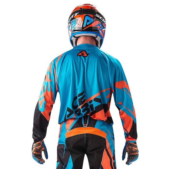 Moto Cross Enduro jersey Acerbis Profile Blue Orange
